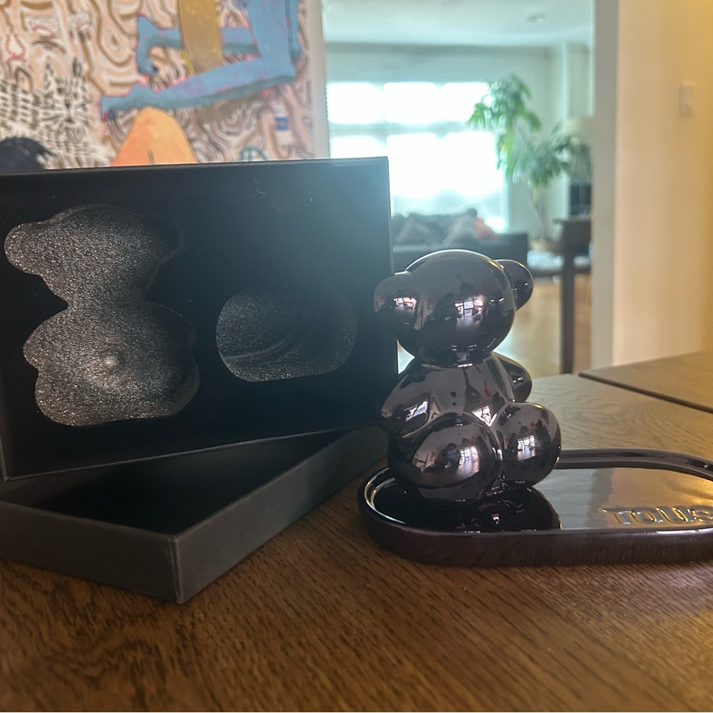 Tous Black  Bear Jewerly Holder - Picture 2 of 2